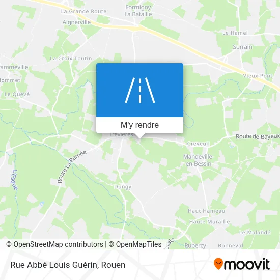 Rue Abbé Louis Guérin plan