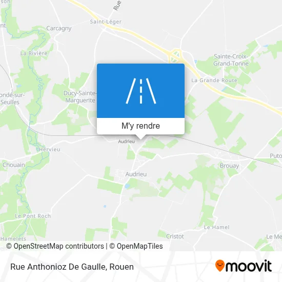 Rue Anthonioz De Gaulle plan
