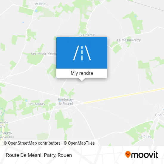 Route De Mesnil Patry plan