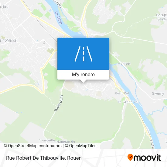 Rue Robert De Thibouville plan