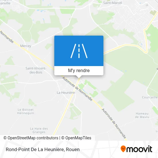 Rond-Point De La Heunière plan