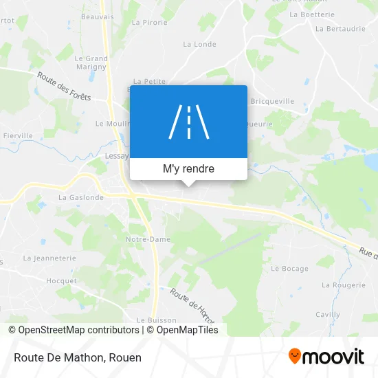 Route De Mathon plan