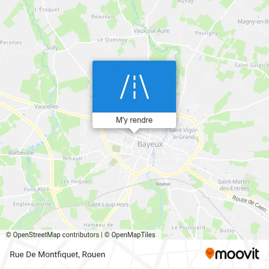 Rue De Montfiquet plan