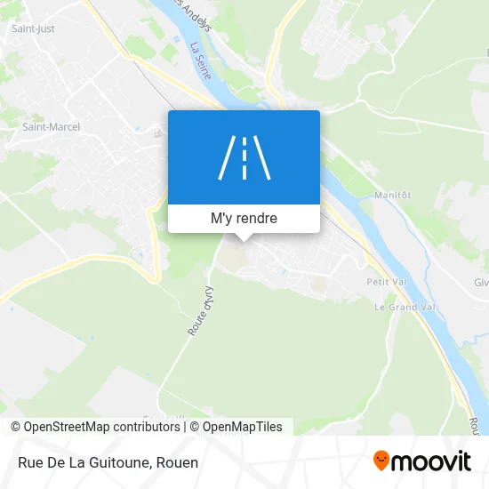 Rue De La Guitoune plan