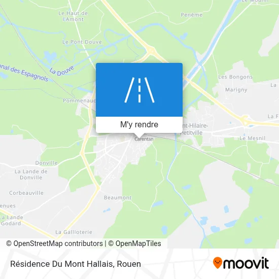 Résidence Du Mont Hallais plan