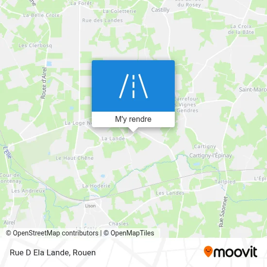 Rue D Ela Lande plan