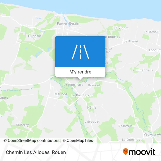 Chemin Les Allouas plan