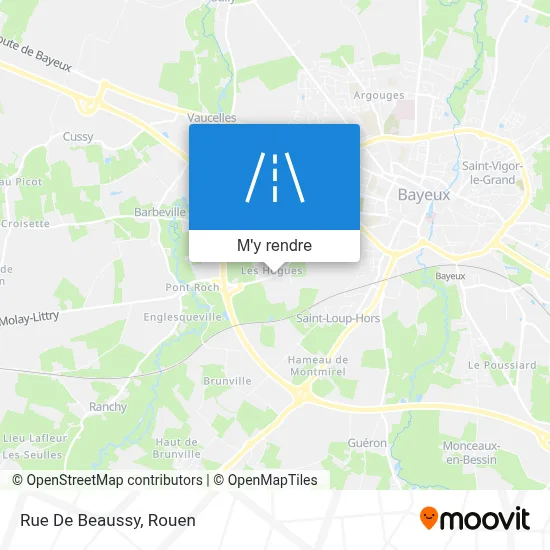 Rue De Beaussy plan