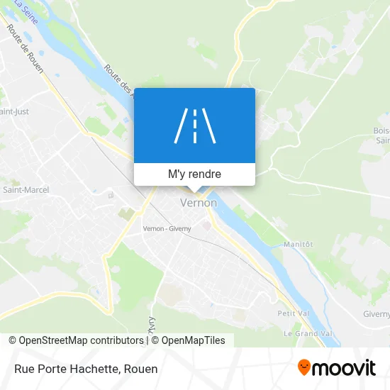 Rue Porte Hachette plan