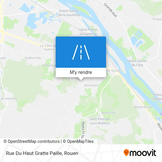 Rue Du Haut Gratte Paille plan