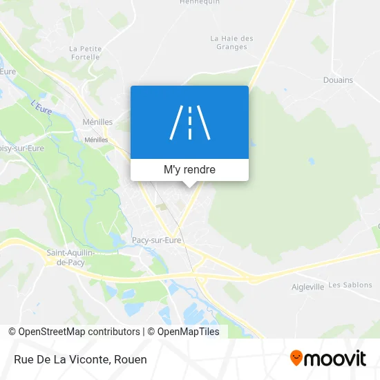 Rue De La Viconte plan