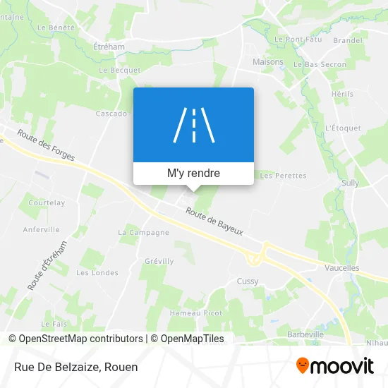 Rue De Belzaize plan