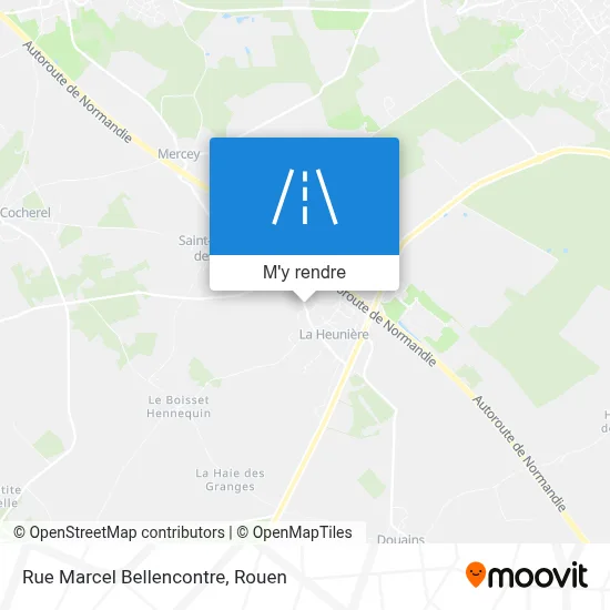 Rue Marcel Bellencontre plan