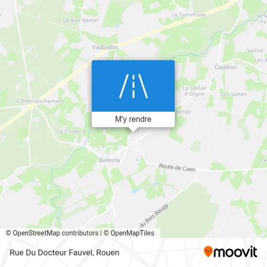 Rue Du Docteur Fauvel plan