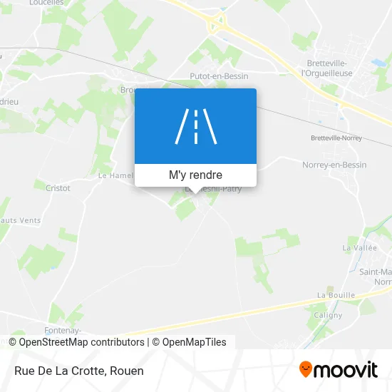 Rue De La Crotte plan