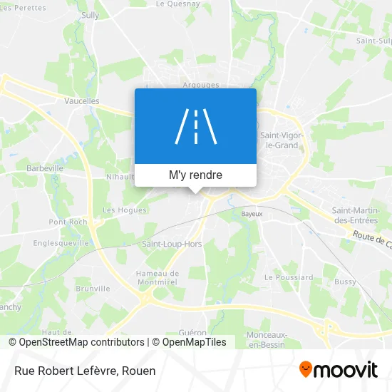 Rue Robert Lefèvre plan