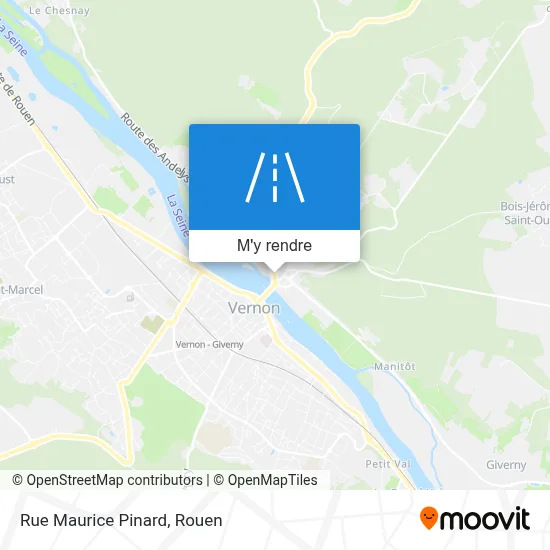 Rue Maurice Pinard plan
