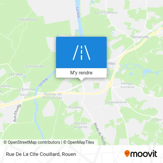 Rue De La Cite Couillard plan