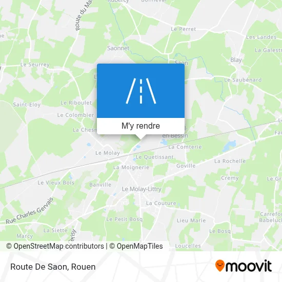 Route De Saon plan