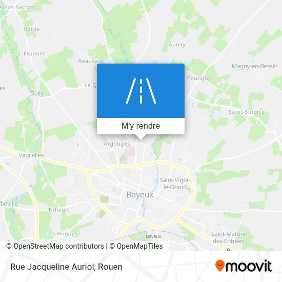 Rue Jacqueline Auriol plan