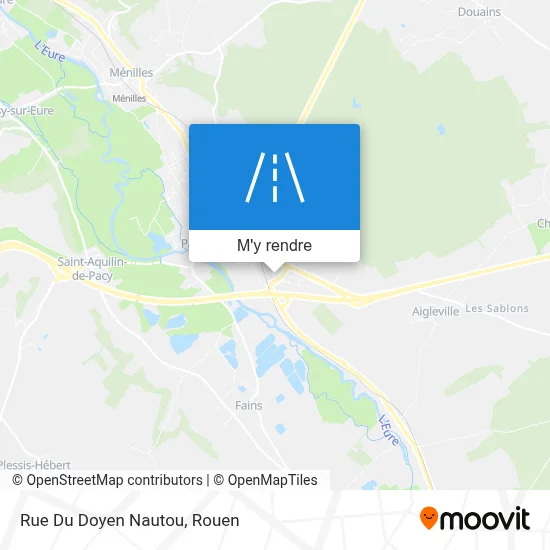 Rue Du Doyen Nautou plan