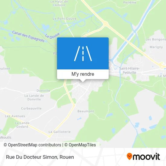 Rue Du Docteur Simon plan