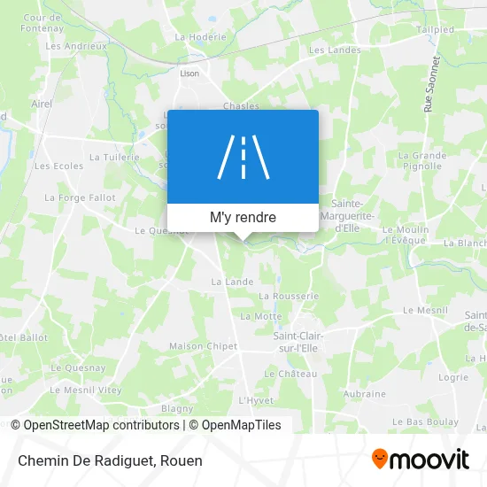 Chemin De Radiguet plan