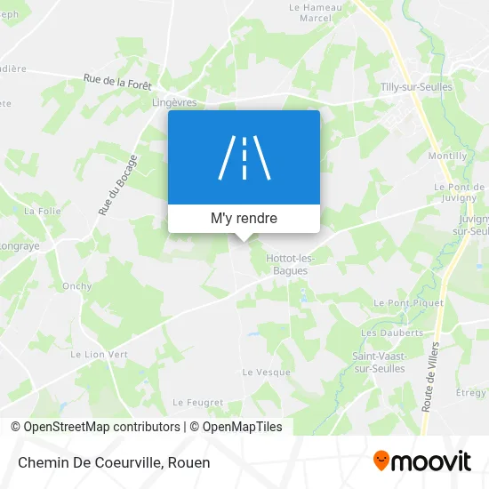 Chemin De Coeurville plan