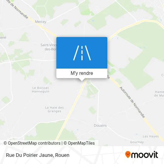 Rue Du Poirier Jaune plan