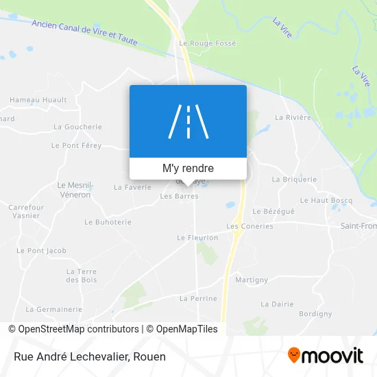 Rue André Lechevalier plan