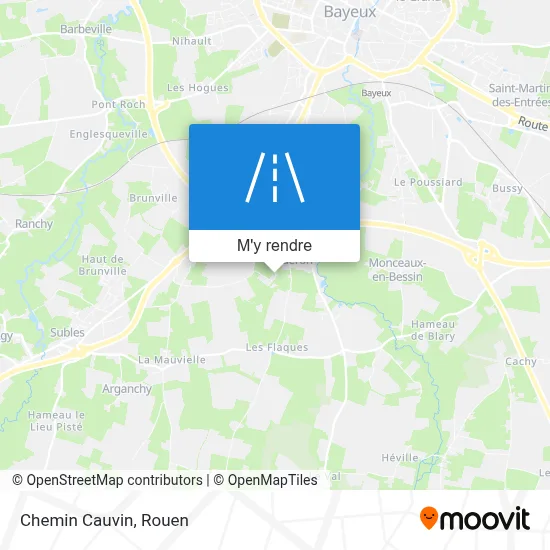 Chemin Cauvin plan
