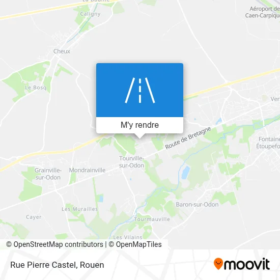Rue Pierre Castel plan