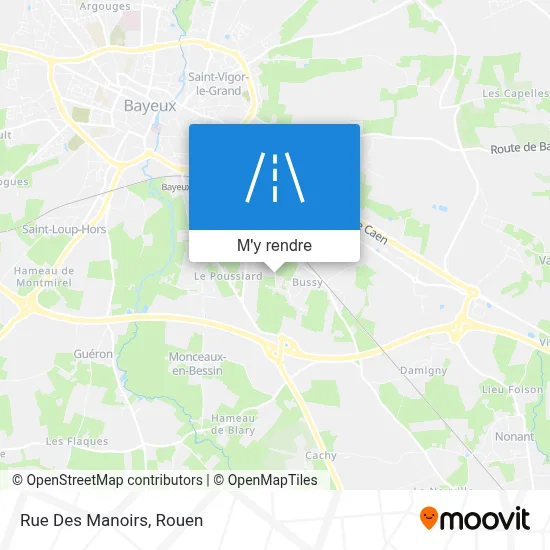 Rue Des Manoirs plan
