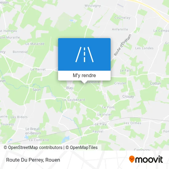 Route Du Perrey plan