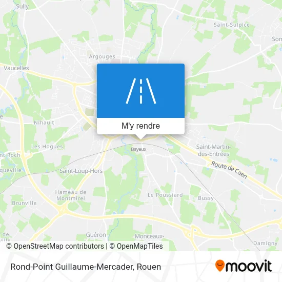 Rond-Point Guillaume-Mercader plan