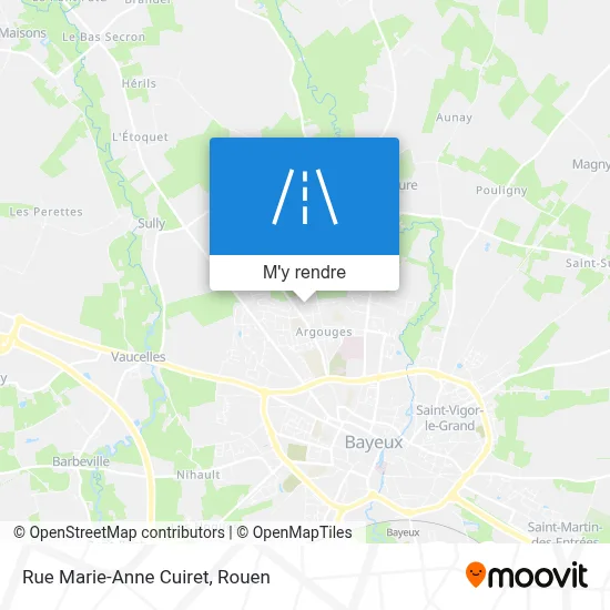 Rue Marie-Anne Cuiret plan
