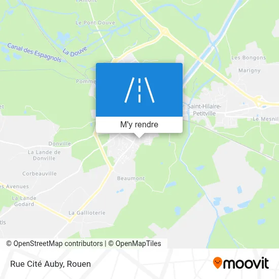 Rue Cité Auby plan