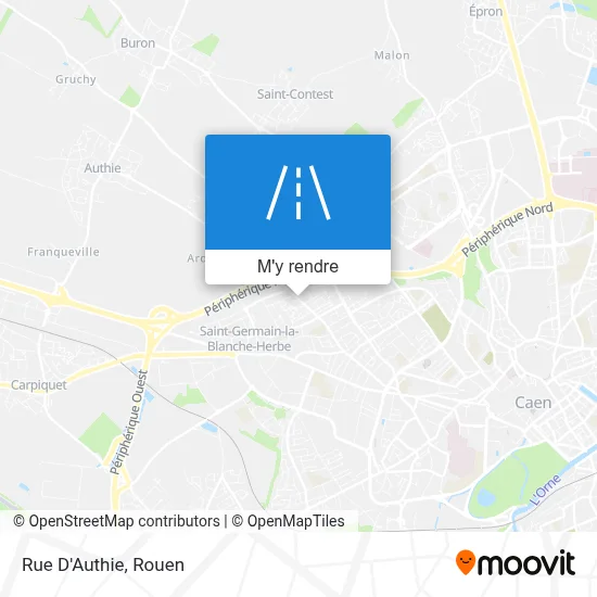 Rue D'Authie plan