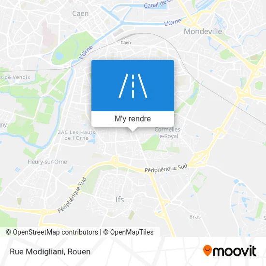 Rue Modigliani plan