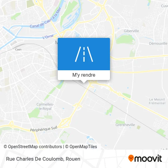 Rue Charles De Coulomb plan