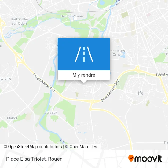 Place Elsa Triolet plan