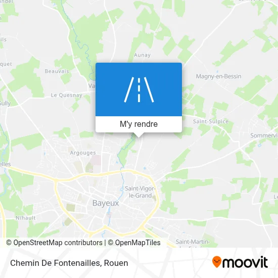 Chemin De Fontenailles plan