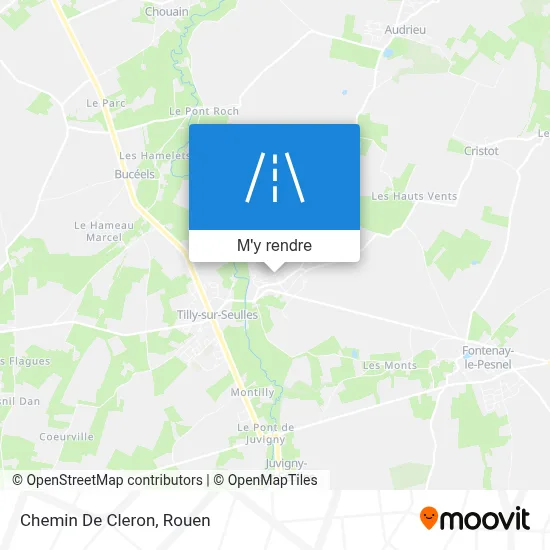 Chemin De Cleron plan
