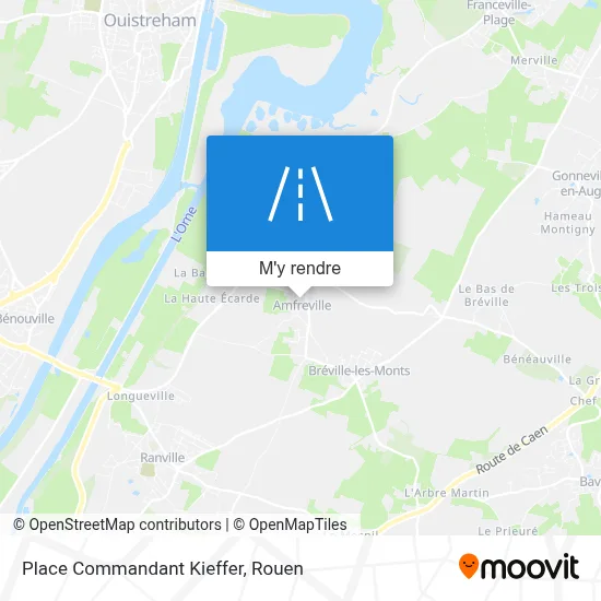 Place Commandant Kieffer plan