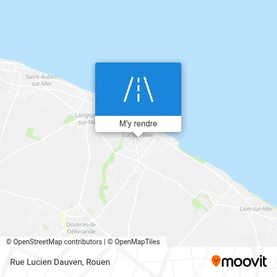 Rue Lucien Dauven plan