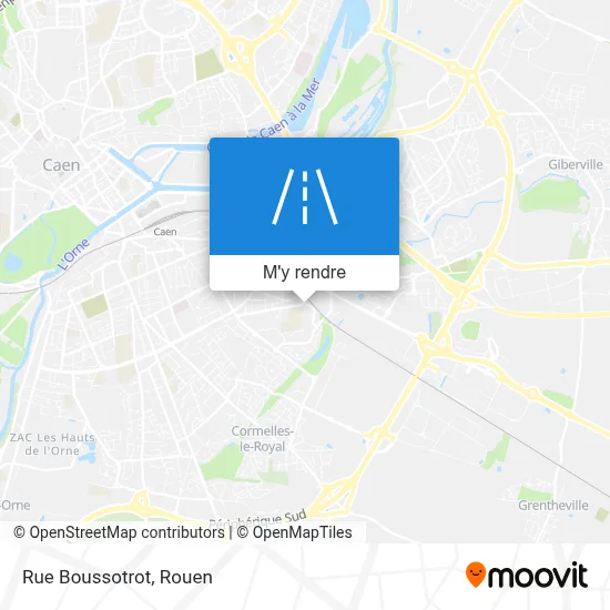 Rue Boussotrot plan