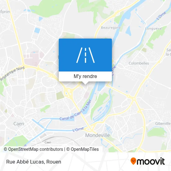 Rue Abbé Lucas plan