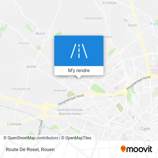 Route De Rosel plan