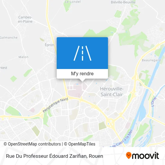Rue Du Professeur Édouard Zarifian plan