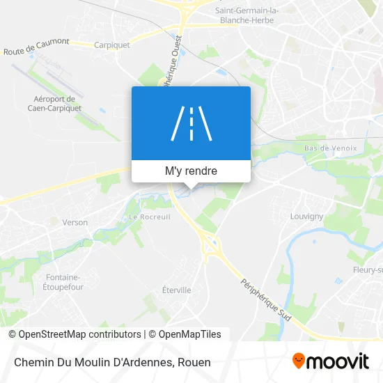 Chemin Du Moulin D'Ardennes plan